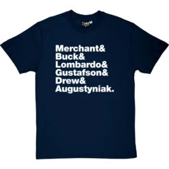 10,000 Maniacs Line-Up T-Shirt -ThinkWear Collective Sales 10000 maniacs line up tshirt 2 navybluetshirt
