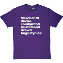 10,000 Maniacs Line-Up T-Shirt -ThinkWear Collective Sales 10000 maniacs line up tshirt 2 purpletshirt