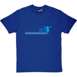1978 T-Shirt -ThinkWear Collective Sales 1978 tshirt royalbluetshirt
