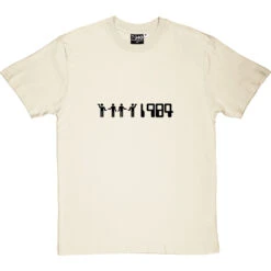 1984 Robot Dance T-Shirt -ThinkWear Collective Sales 1984robotdance 1 naturaltshirt