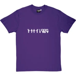 1984 Robot Dance T-Shirt -ThinkWear Collective Sales 1984robotdance 2 purpletshirt