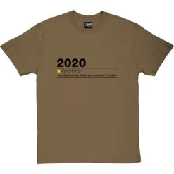 2020: One Star Review T-Shirt -ThinkWear Collective Sales 2020 one star review tshirt 1 olivetshirt