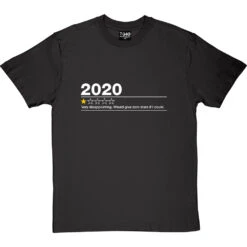 2020: One Star Review T-Shirt -ThinkWear Collective Sales 2020 one star review tshirt 2 charcoaltshirt