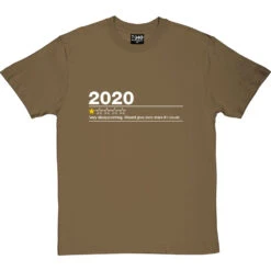 2020: One Star Review T-Shirt -ThinkWear Collective Sales 2020 one star review tshirt 2 olivetshirt
