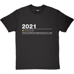 2021: One Star Review (Censored) T-Shirt -ThinkWear Collective Sales 2021 one star review censored tshirt 2 charcoaltshirt