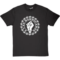 A Las Barricadas T-Shirt -ThinkWear Collective Sales a las barricadas tshirt 2 charcoaltshirt