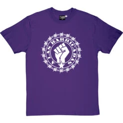 A Las Barricadas T-Shirt -ThinkWear Collective Sales a las barricadas tshirt 2 purpletshirt