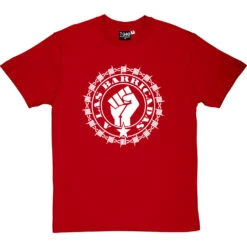 A Las Barricadas T-Shirt -ThinkWear Collective Sales a las barricadas tshirt 2 redtshirt