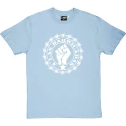 A Las Barricadas T-Shirt -ThinkWear Collective Sales a las barricadas tshirt 2 skybluetshirt