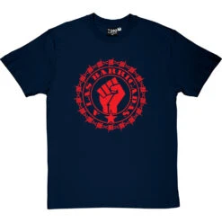 A Las Barricadas T-Shirt -ThinkWear Collective Sales a las barricadas tshirt 5 navybluetshirt