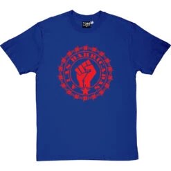 A Las Barricadas T-Shirt -ThinkWear Collective Sales a las barricadas tshirt 5 royalbluetshirt
