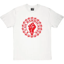 A Las Barricadas T-Shirt -ThinkWear Collective Sales a las barricadas tshirt 5 whitetshirt