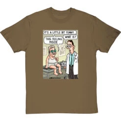 It's A Little Bit Funny T-Shirt -ThinkWear Collective Sales a little bit funny tshirt olivetshirt