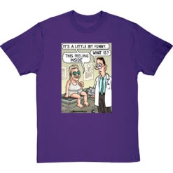 It's A Little Bit Funny T-Shirt -ThinkWear Collective Sales a little bit funny tshirt purpletshirt