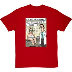 It's A Little Bit Funny T-Shirt -ThinkWear Collective Sales a little bit funny tshirt redtshirt