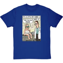 It's A Little Bit Funny T-Shirt -ThinkWear Collective Sales a little bit funny tshirt royalbluetshirt