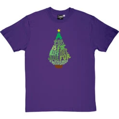 A Tree Is For Life, Not Just For Christmas T-Shirt -ThinkWear Collective Sales a tree is for life tshirt purpletshirt