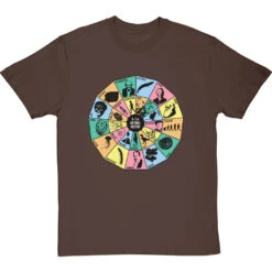 A-Z Of Natural History (Colour) T-Shirt -ThinkWear Collective Sales a z natural history colour tshirt hazelnuttshirt