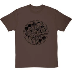 A-Z Of Natural History T-Shirt -ThinkWear Collective Sales a z natural history tshirt 1 hazelnuttshirt