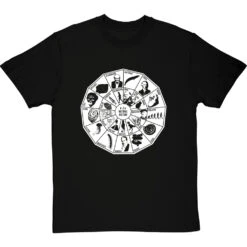 A-Z Of Natural History T-Shirt -ThinkWear Collective Sales a z natural history tshirt 2 blacktshirt