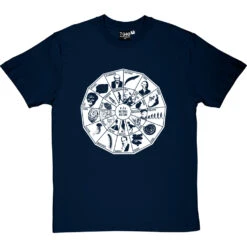 A-Z Of Natural History T-Shirt -ThinkWear Collective Sales a z natural history tshirt 2 navybluetshirt