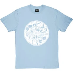 A-Z Of Natural History T-Shirt -ThinkWear Collective Sales a z natural history tshirt 2 skybluetshirt