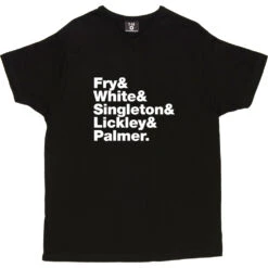 ABC Line-Up T-Shirt -ThinkWear Collective Sales abc line up tshirt 2 black mens v neck tshirt