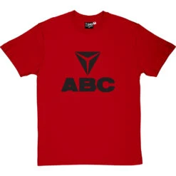 ABC Television Britain T-Shirt -ThinkWear Collective Sales abc television tshirt 1 redtshirt