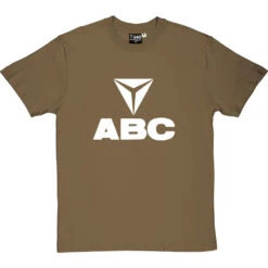 ABC Television Britain T-Shirt -ThinkWear Collective Sales abc television tshirt 2 olivetshirt