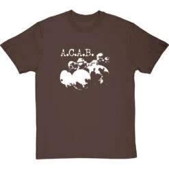 A.C.A.B. T-Shirt -ThinkWear Collective Sales acab hazelnuttshirt