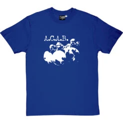 A.C.A.B. T-Shirt -ThinkWear Collective Sales acab royalbluetshirt