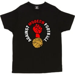 Against Modern Football T-Shirt -ThinkWear Collective Sales against modern football tshirt black mens v neck tshirt