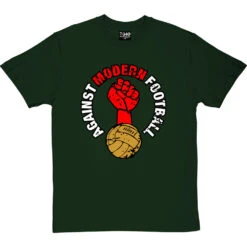 Against Modern Football T-Shirt -ThinkWear Collective Sales against modern football tshirt bottlegreentshirt
