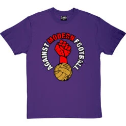 Against Modern Football T-Shirt -ThinkWear Collective Sales against modern football tshirt purpletshirt