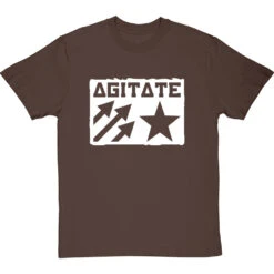 Agitate T-Shirt -ThinkWear Collective Sales agitate tshirt hazelnuttshirt
