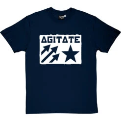 Agitate T-Shirt -ThinkWear Collective Sales agitate tshirt navybluetshirt