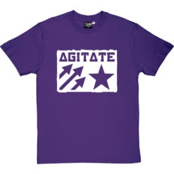 Agitate T-Shirt -ThinkWear Collective Sales agitate tshirt purpletshirt