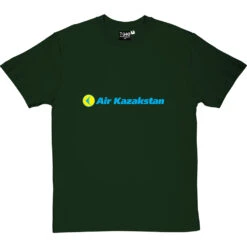 Air Kazakstan T-Shirt -ThinkWear Collective Sales airkazakhstan bottlegreentshirt
