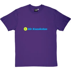 Air Kazakstan T-Shirt -ThinkWear Collective Sales airkazakhstan purpletshirt