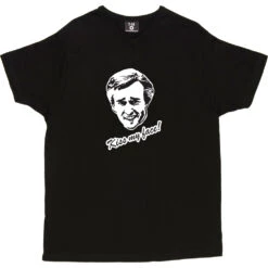 Alan Partridge "Kiss My Face" T-Shirt -ThinkWear Collective Sales alan partridge kiss my face tshirt black mens v neck tshirt