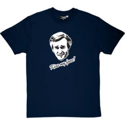 Alan Partridge "Kiss My Face" T-Shirt -ThinkWear Collective Sales alan partridge kiss my face tshirt navybluetshirt