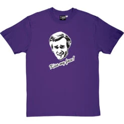 Alan Partridge "Kiss My Face" T-Shirt -ThinkWear Collective Sales alan partridge kiss my face tshirt purpletshirt