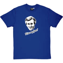 Alan Partridge "Kiss My Face" T-Shirt -ThinkWear Collective Sales alan partridge kiss my face tshirt royalbluetshirt
