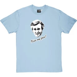 Alan Partridge "Kiss My Face" T-Shirt -ThinkWear Collective Sales alan partridge kiss my face tshirt skybluetshirt