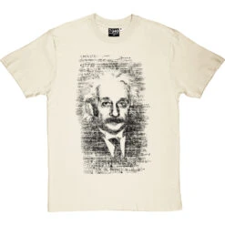 Albert Einstein Formulae T-Shirt -ThinkWear Collective Sales albert einstein formulae tshirt 1 naturaltshirt