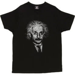 Albert Einstein Formulae T-Shirt -ThinkWear Collective Sales albert einstein formulae tshirt 2 black mens v neck tshirt