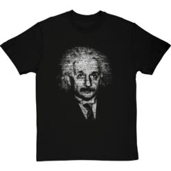 Albert Einstein Formulae T-Shirt -ThinkWear Collective Sales albert einstein formulae tshirt 2 blacktshirt