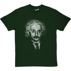 Albert Einstein Formulae T-Shirt -ThinkWear Collective Sales albert einstein formulae tshirt 2 bottlegreentshirt