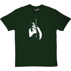 Alex Higgins Smoking T-Shirt -ThinkWear Collective Sales alex higgins tshirt bottlegreentshirt