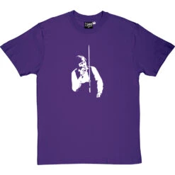 Alex Higgins Smoking T-Shirt -ThinkWear Collective Sales alex higgins tshirt purpletshirt